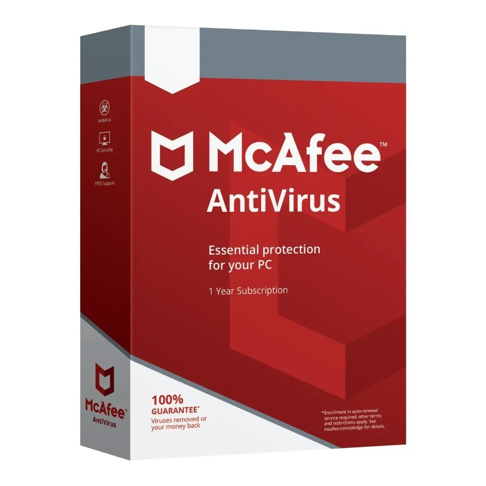 McAfee Anti Virus – 3 PC 1 Year